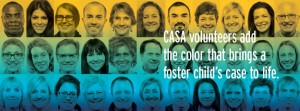 CASA volunteers add the color