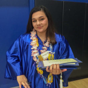 Kristina Graduating from High School