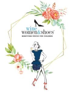 Wine Women Shoes benefiting Voices for Children