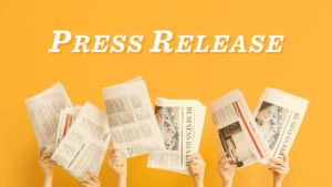Text reading Press Release