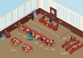 Court Room Infographic